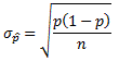 standard error of the proportion