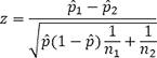 test statistic