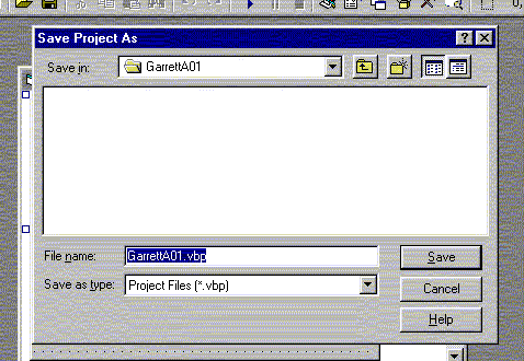 Save your Project