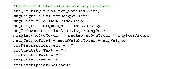 Calculate